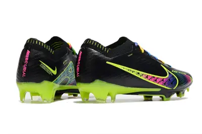 Nike Air Zoom Mercurial Vapor 15 Elite FG - Black/Neon Green/Fuchsia Pink