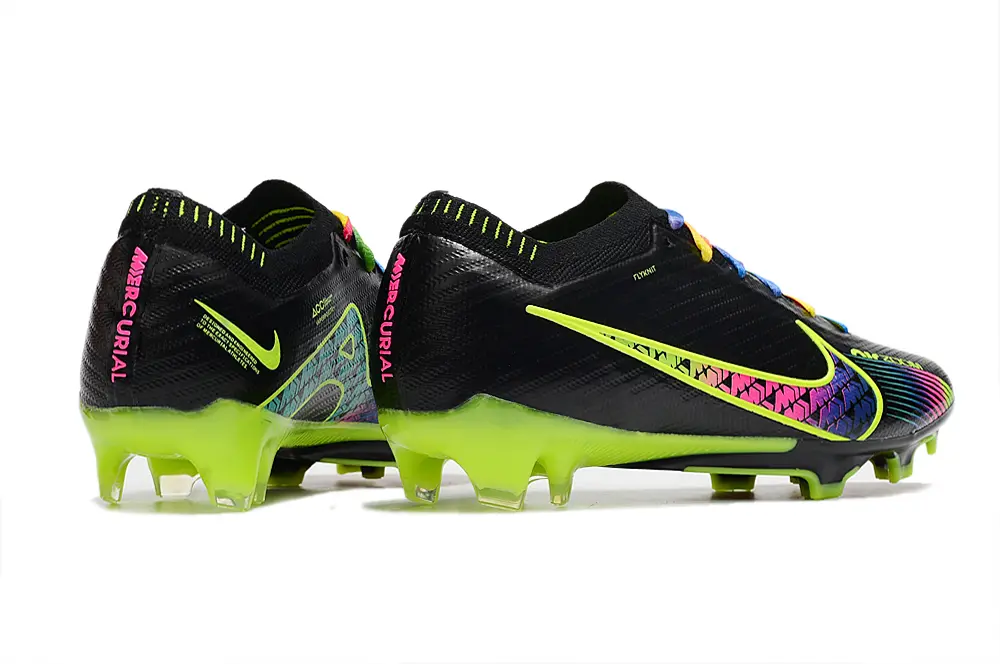 Nike Air Zoom Mercurial Vapor 15 Elite FG - Black/Neon Green/Fuchsia Pink
