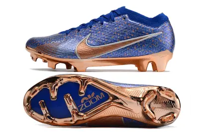 Nike Air Zoom Mercurial Vapor 15 Elite FG - Blue/Metallic Bronze/Dazzling Blue