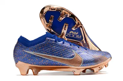 Nike Air Zoom Mercurial Vapor 15 Elite FG - Blue/Metallic Bronze/Dazzling Blue