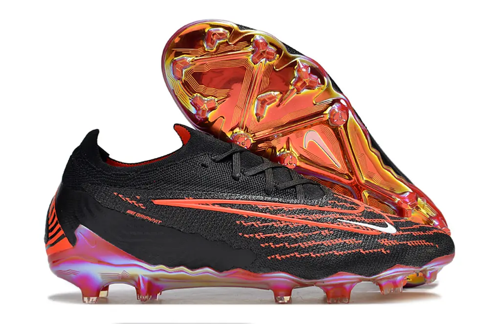 Nike Phantom GX Elite FG - Black/Vivid Red/Metallic Orange