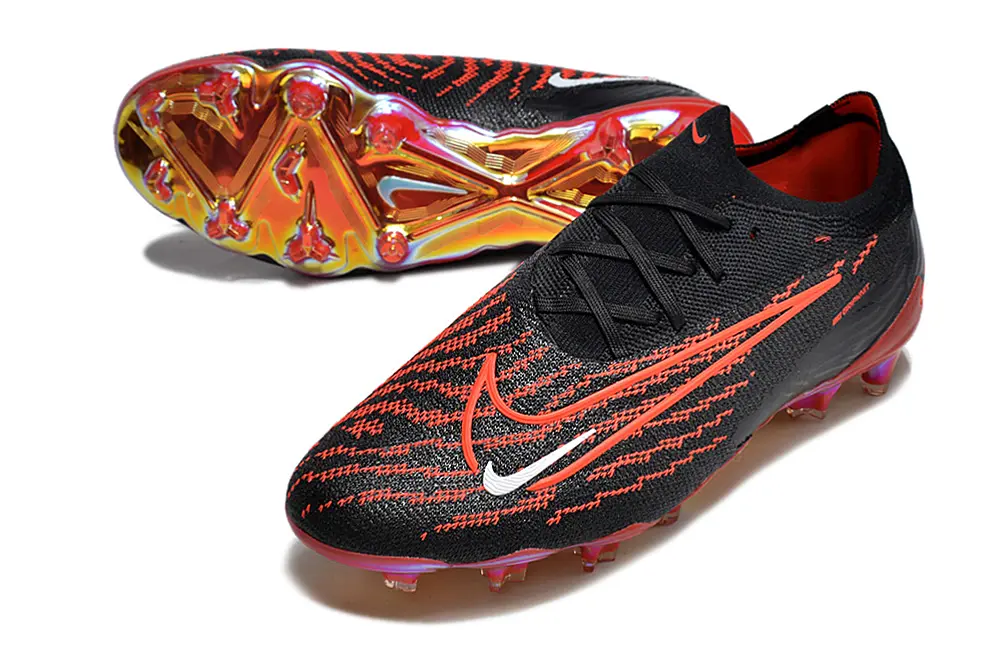 Nike Phantom GX Elite FG - Black/Vivid Red/Metallic Orange
