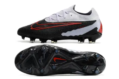 Nike Phantom GX Elite FG - Black/Fire Red/Light Grey