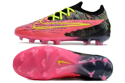 Nike Phantom GX Elite FG - Pink/Neon Yellow/Black
