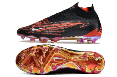 Nike Phantom GX Elite DF FG - Black/Fiery Red/Flaming Orange