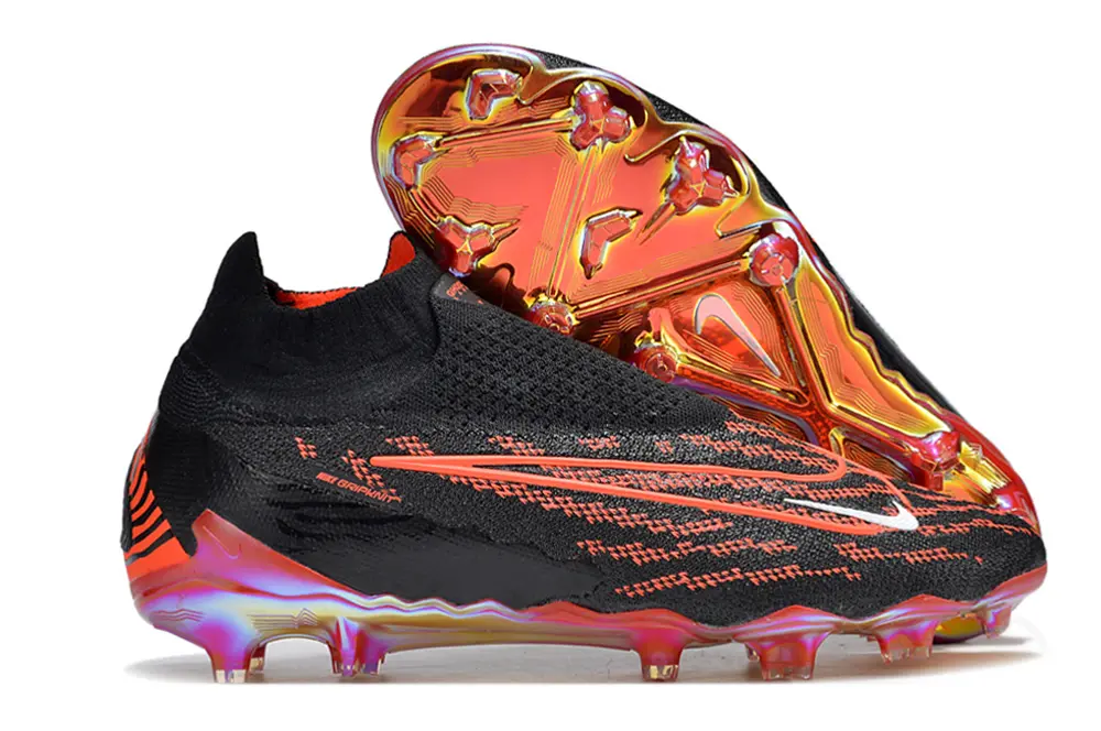 Nike Phantom GX Elite DF FG - Black/Fiery Red/Flaming Orange
