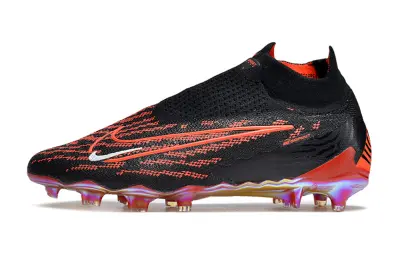 Nike Phantom GX Elite DF FG - Black/Fiery Red/Flaming Orange