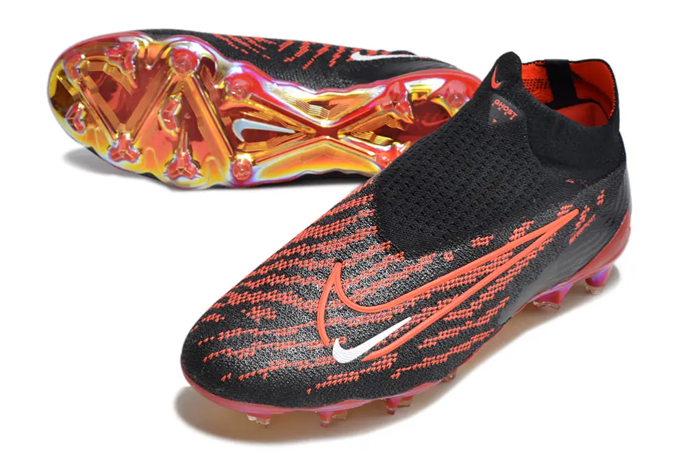 Nike Phantom GX Elite DF FG - Black/Fiery Red/Flaming Orange