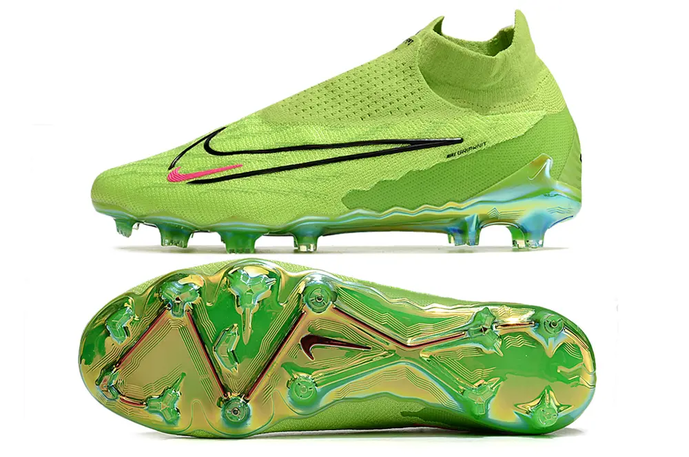 Nike Phantom GX Elite DF FG - Green/Neon Green/Metallic Gold