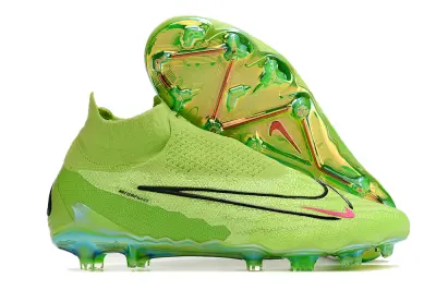 Nike Phantom GX Elite DF FG - Green/Neon Green/Metallic Gold