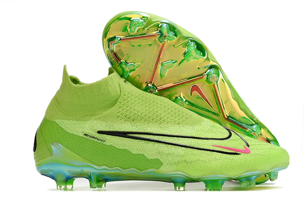 Nike Phantom GX Elite DF FG - Green/Neon Green/Metallic Gold