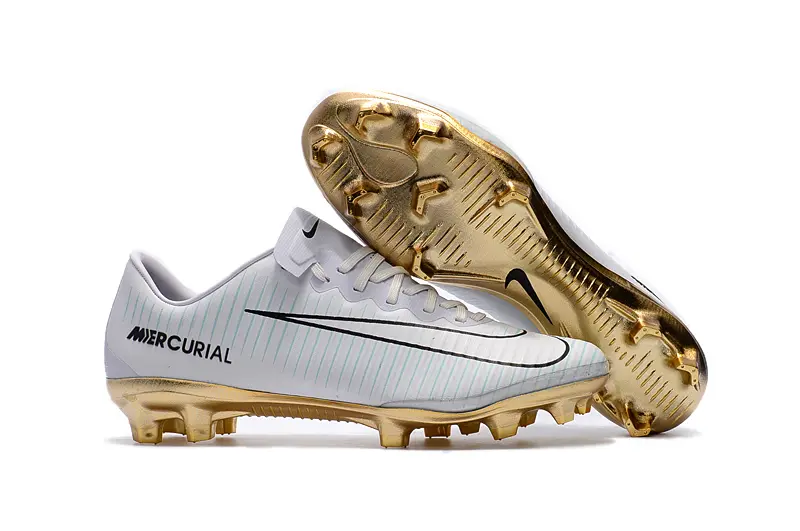 Nike Mercurial Vapor 11 FG - White/Icy Blue/Metallic Gold