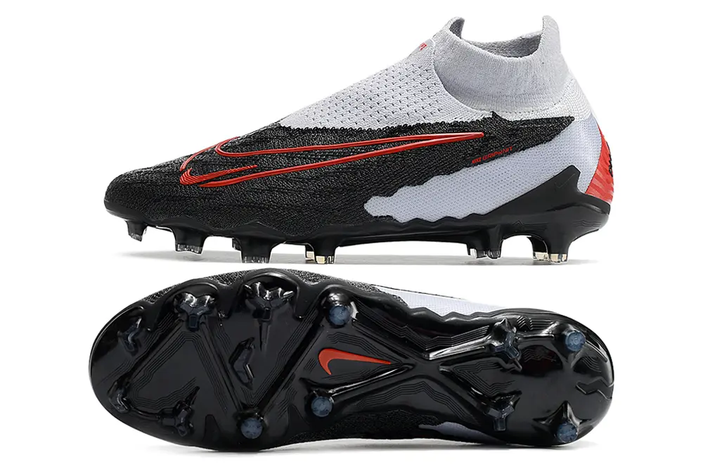 Nike Phantom GX Elite DF FG - Black/Crimson Red/White Ice