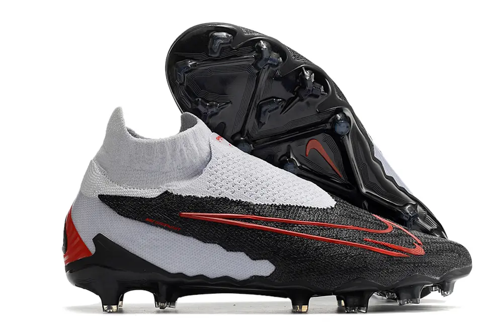 Nike Phantom GX Elite DF FG - Black/Crimson Red/White Ice