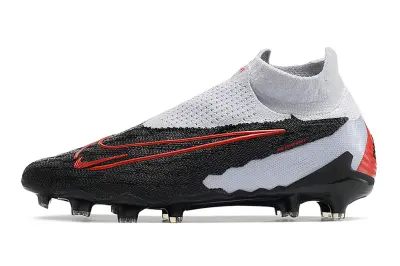 Nike Phantom GX Elite DF FG - Black/Crimson Red/White Ice