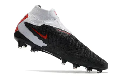 Nike Phantom GX Elite DF FG - Black/Crimson Red/White Ice