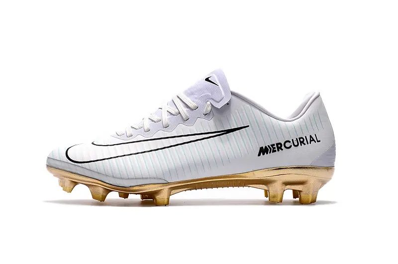 Nike Mercurial Vapor 11 FG - White/Icy Blue/Metallic Gold