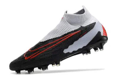 Nike Phantom GX Elite DF FG - Black/Crimson Red/White Ice