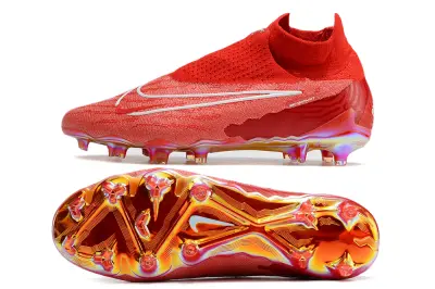 Nike Phantom GX Elite DF FG - Red/Vibrant Flame/Golden Burst