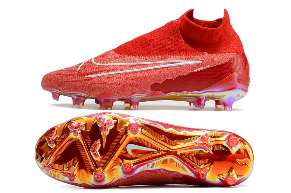 Nike Phantom GX Elite DF FG - Red/Vibrant Flame/Golden Burst