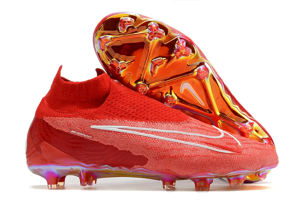 Nike Phantom GX Elite DF FG - Red/Vibrant Flame/Golden Burst