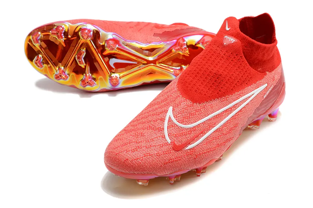 Nike Phantom GX Elite DF FG - Red/Vibrant Flame/Golden Burst