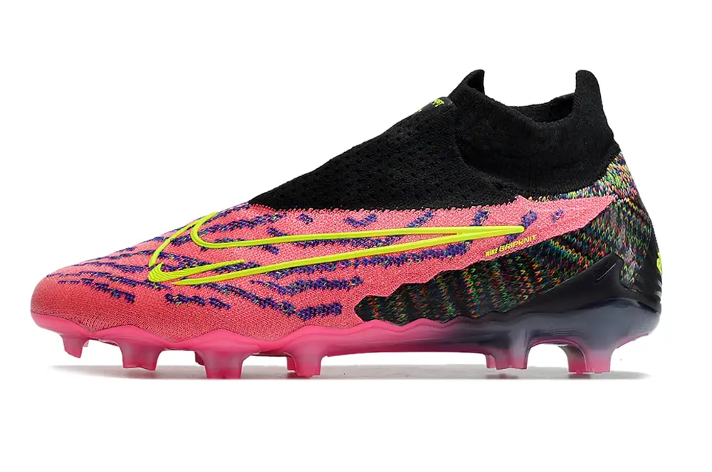 Nike Phantom GX Elite DF FG - Pink/Electric Pink/Neon Yellow