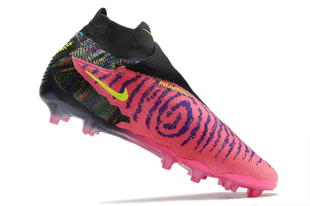 Nike Phantom GX Elite DF FG - Pink/Electric Pink/Neon Yellow