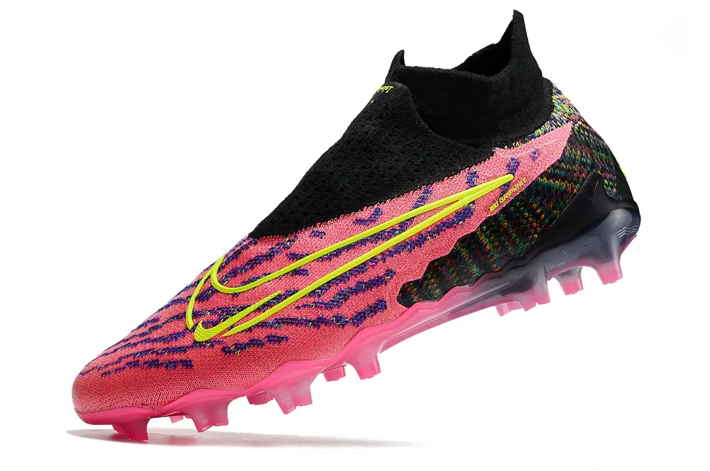 Nike Phantom GX Elite DF FG - Pink/Electric Pink/Neon Yellow