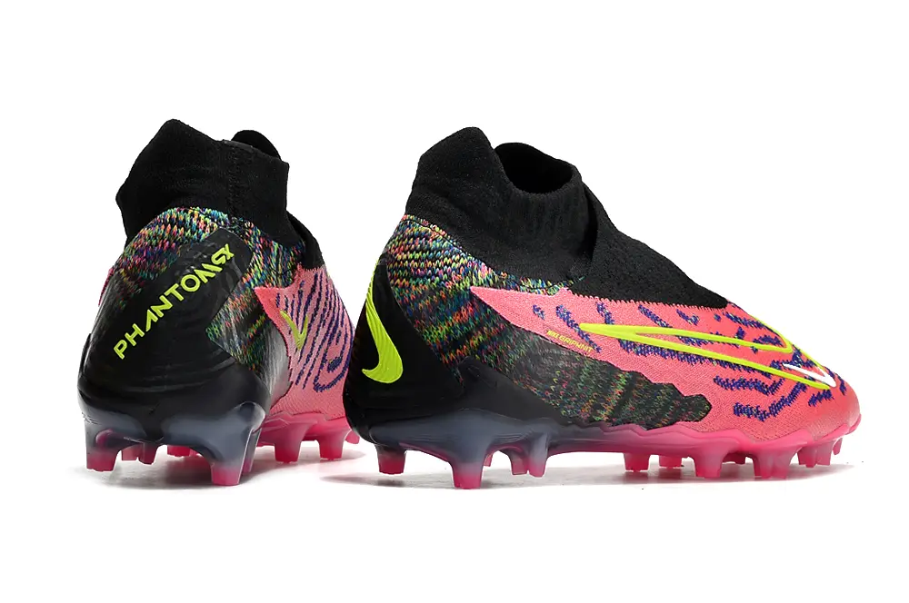 Nike Phantom GX Elite DF FG - Pink/Electric Pink/Neon Yellow