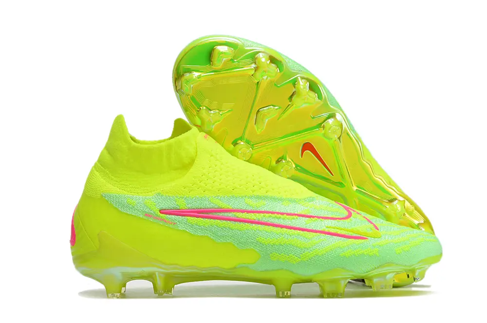 Nike Phantom GX Elite DF FG - Yellow/Lime Green/Neon Pink