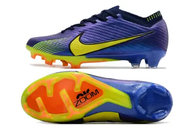 Nike Air Zoom Mercurial Vapor 15 Elite FG - Purple/Electric Yellow/Neon Orange