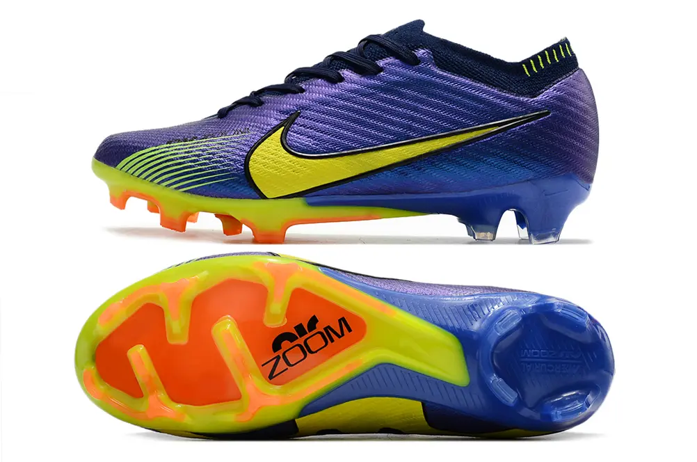 Nike Air Zoom Mercurial Vapor 15 Elite FG - Purple/Electric Yellow/Neon Orange