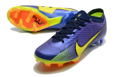 Nike Air Zoom Mercurial Vapor 15 Elite FG - Purple/Electric Yellow/Neon Orange