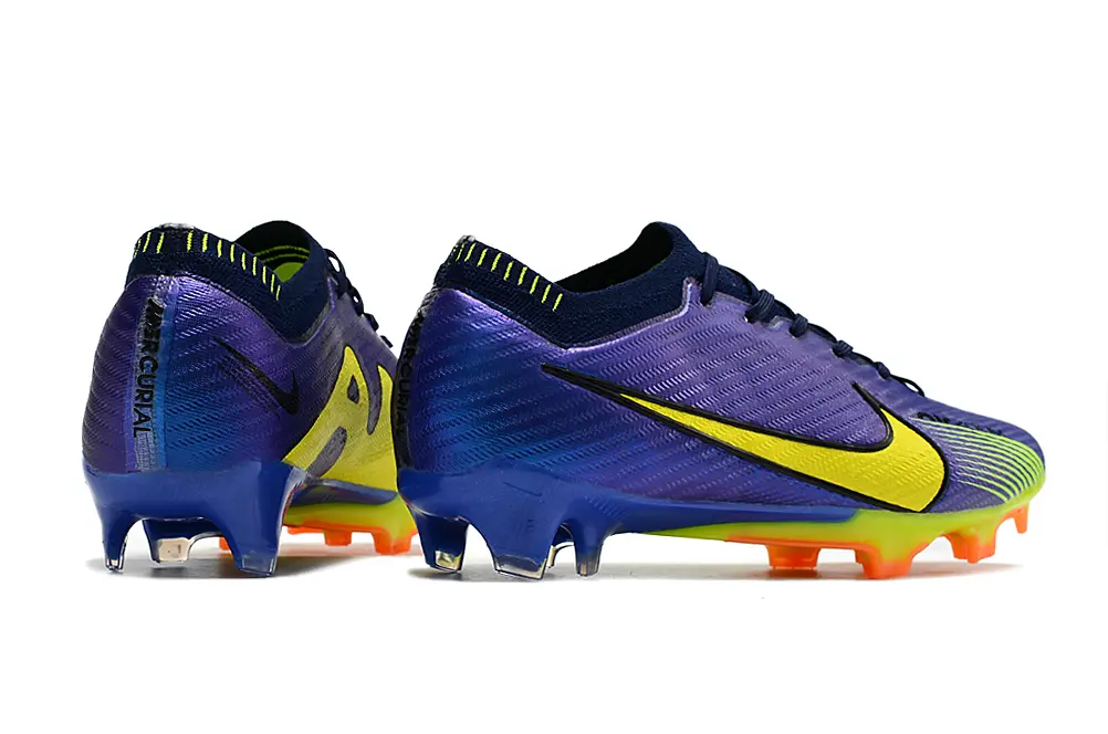 Nike Air Zoom Mercurial Vapor 15 Elite FG - Purple/Electric Yellow/Neon Orange