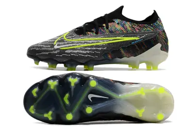 Nike Phantom GX Elite FG - Black/Lime Green/Multicolor