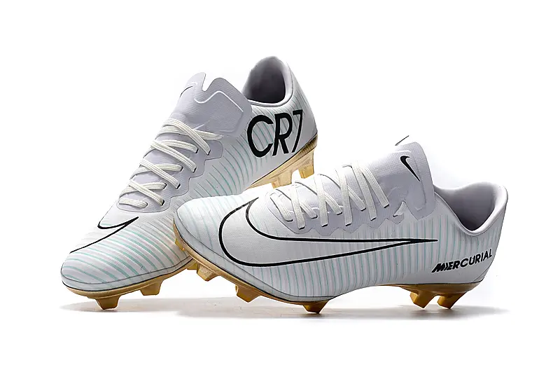 Nike Mercurial Vapor 11 FG - White/Icy Blue/Metallic Gold