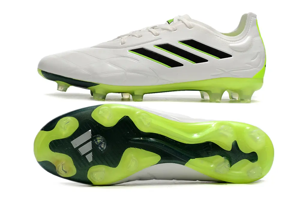 Adidas Copa Pure.1 FG - White/Neon Green/Black