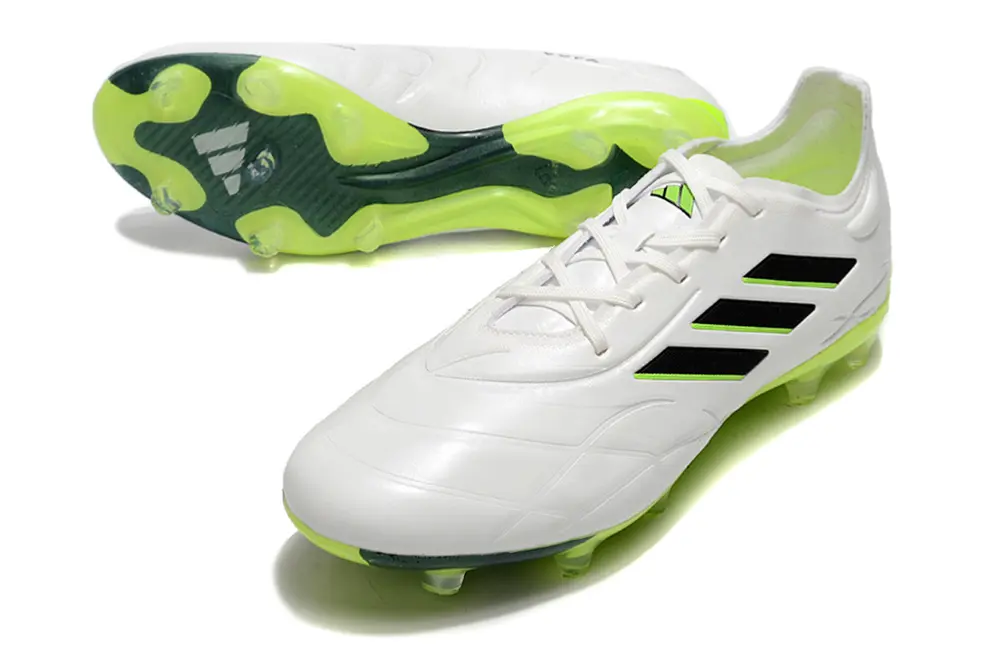 Adidas Copa Pure.1 FG - White/Neon Green/Black