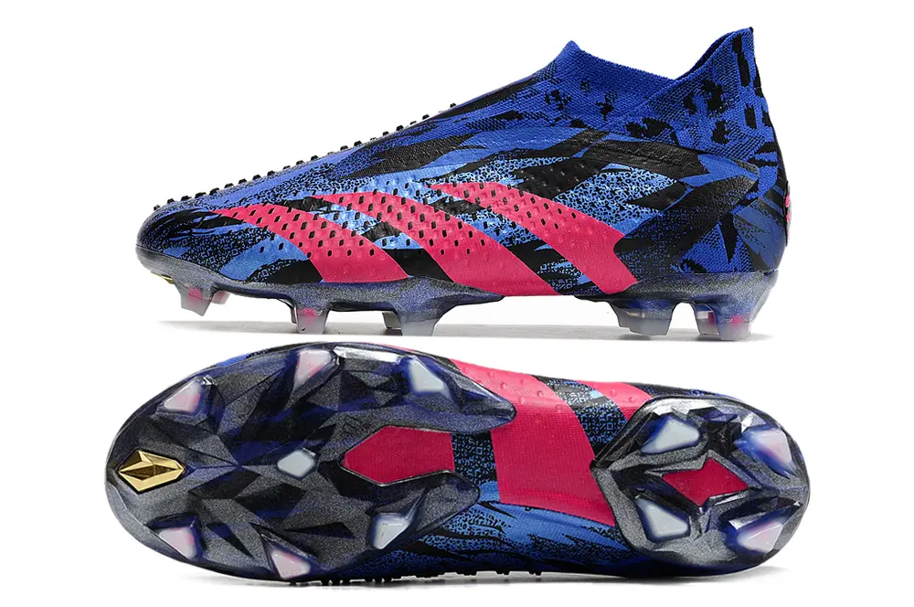 Adidas Predator Accuracy+ Laceless FG - Blue/Electric Blue/Fuchsia Pink