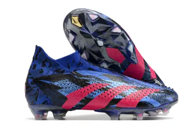 Adidas Predator Accuracy+ Laceless FG - Blue/Electric Blue/Fuchsia Pink