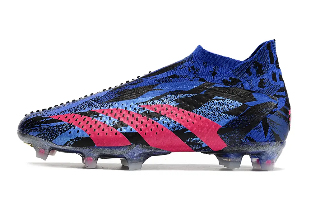 Adidas Predator Accuracy+ Laceless FG - Blue/Electric Blue/Fuchsia Pink