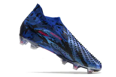 Adidas Predator Accuracy+ Laceless FG - Blue/Electric Blue/Fuchsia Pink