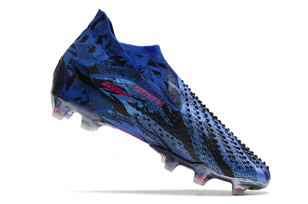 Adidas Predator Accuracy+ Laceless FG - Blue/Electric Blue/Fuchsia Pink
