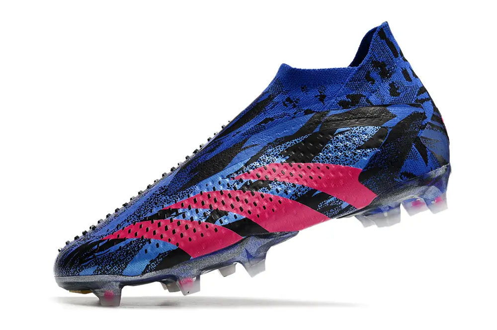 Adidas Predator Accuracy+ Laceless FG - Blue/Electric Blue/Fuchsia Pink