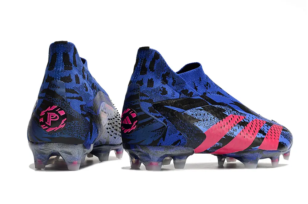 Adidas Predator Accuracy+ Laceless FG - Blue/Electric Blue/Fuchsia Pink