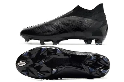Adidas Predator Accuracy+ Laceless FG - Black/Midnight Shadow/Carbon Black