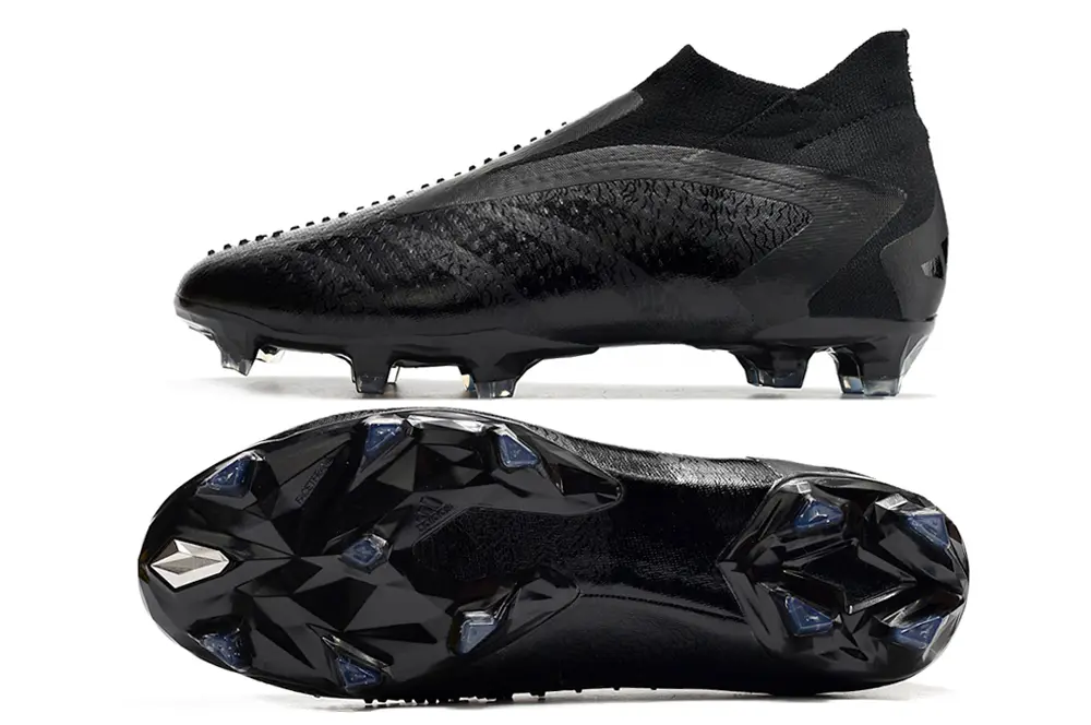 Adidas Predator Accuracy+ Laceless FG - Black/Midnight Shadow/Carbon Black