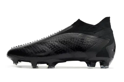Adidas Predator Accuracy+ Laceless FG - Black/Midnight Shadow/Carbon Black