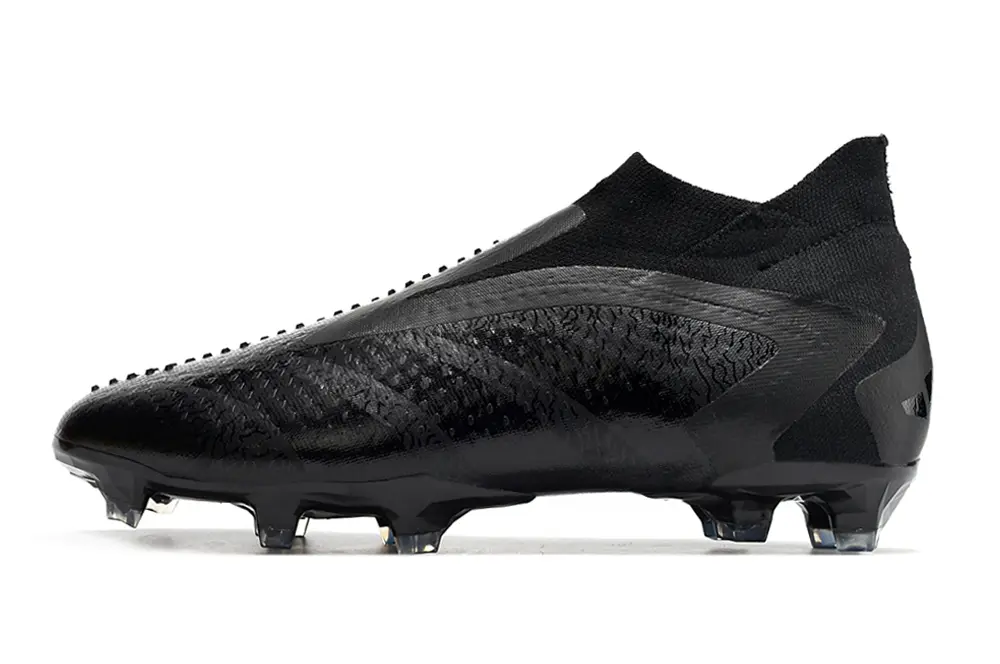 Adidas Predator Accuracy+ Laceless FG - Black/Midnight Shadow/Carbon Black